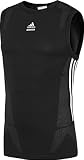 11-Q1　adidas（アディダス）　TF SEAMLESS 3ｽﾄﾗｲﾌﾟ ｽﾘｰﾌﾞﾚｽT