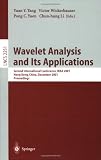 Wavelet Analysis and Its Applications: Second International Conference, WAA 2001, Hong Kong, China, December 18-20, 2001. Proceedings (Lecture Notes in Computer Science)
