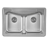 Ticor S989 Overmout Double Bowl Kitchen Sink Ticor S989 Overmout Double Bowl Kitchen Sink