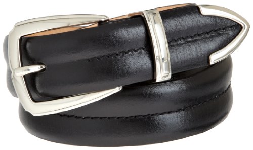 Trafalgar Mens Nottingham Belt, Black, 36
