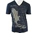 Feel Free Men's Eagle V Neck 1M1025 Short Sleeve Shirt