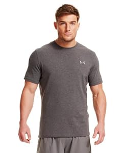 Under Armour Men's Charged Cotton® Short Sleeve T-Shirt Large Carbon Heather