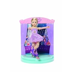 Zapf Creation 876343 - Jolina 2-in-1 Eistanz & Rollschuh Puppe mit Tanzb�hne