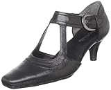 IMAGE OF Aerosoles Women's Cheery Tomato Pump,Black Leather,9 M US
