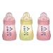 Sassy Baby's Mam 5 oz. Girl 3 pack Bottle