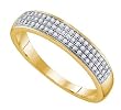0.20CTW DIAMOND MICRO PAVE MENS BAND Size 10