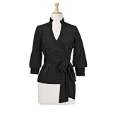 Wide Sash Wrap Top (Petite, Tall & Misses Sizes XS-3X)