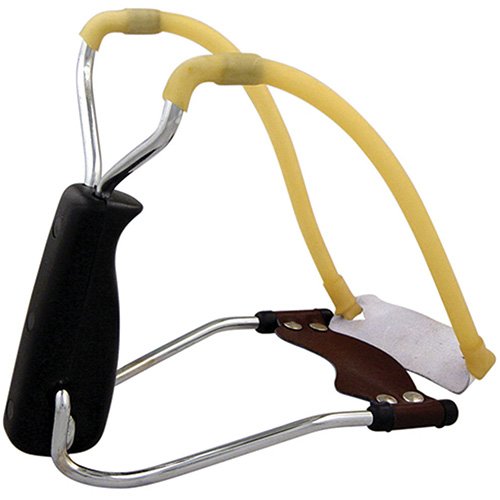 Metal Handle Slingshot by Eagle Systems