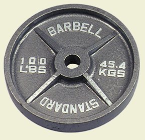Black Olympic Plate (1.25LBS)