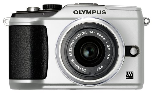 Olympus PEN E-PL2 Appareil Photo Bridge 12,3 Mpix Kit boîtier Argent + Objectif 14-42 mm II Argent