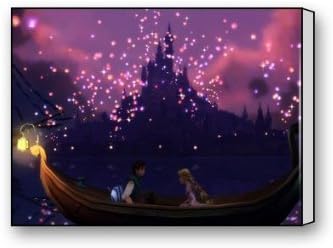 ArtShop Gallery Wrapped Disney Rapunzel Tangled Lanterns Decor Custom Modern Art Painting Wall Decor Canvas Print