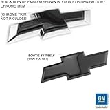 Billet Bowtie Grille Emblem 2014-2015 Silverado 1500 , 2015 - 2500 HD, and 3500 HD (Black)