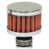 High Performance Replacement Air Breather Filter Mini Chrome and Red
