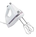 Factory Reconditioned KitchenAid RRKHM5DHWH 5-Speed Professional Hand Mixer, White
