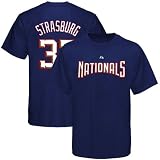 Stephen Strasburg Washington Nationals Navy Youth MLB Player T-Shirt