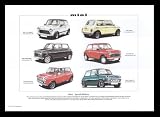 Mini Classic Cars - Special Editions - Monte Carlo, 1100 Special, Sprite, Check Mate, Red Hot, Cooper 35 - Art Print