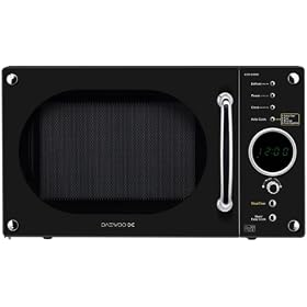 Daewoo KOR6N9RB 20Lt 800w Digital Microwave, Gloss Black