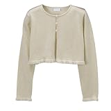 Girls' Perfectly Dressed Long-Sleeve Sparkle Sweater - Gold