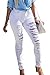 SEXYWG Womens Denim Jeans Destroy Skinny Leg Ripped Distressed Pants