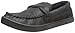 isotoner Men's Pebble Microsuede Moccasin Slipper with Braid