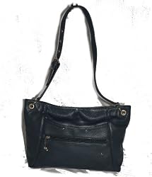 Stone Mountain Flagstaff Blue Leather Shoulder Tote