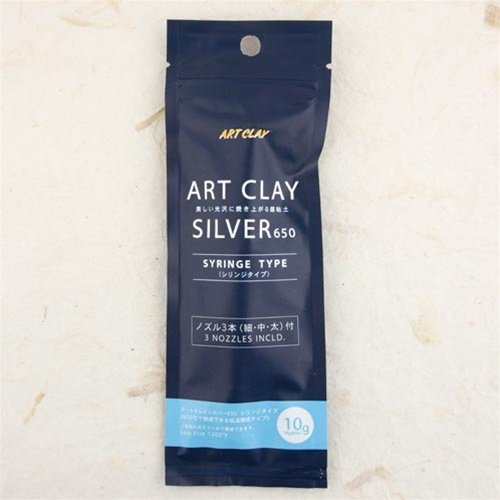 Art Clay® Silver 650, Low Fire, Filled Syringe