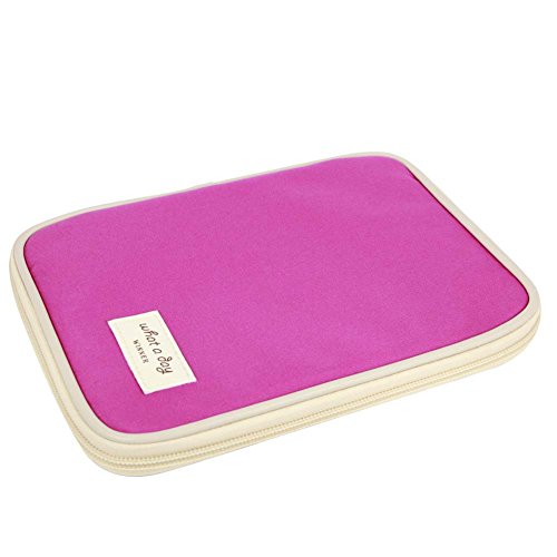 Multi-function Travel Passport Credit Id Card Cash Holder Organizer Wallet Purse Case Bag Water-proof Material Large Capacity For Men Women (winner-A169 rose red)