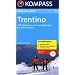 Trentino: Skitouren-Atlas mit Stra�enatlas Trentino 1:300000