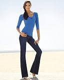 Stretch denim curvy jean