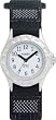 Timex Children's Kids T79051 Black Cloth Quartz Watch with White Dial