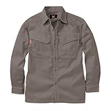 マックスダイナ 防炎長袖シャツ グレー サイズ4L  MD2020 作業着 作業服