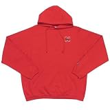 Nebraska Cornhuskers NCAA Goalie Pullover Hooded Sweatshirt (Dk Red)