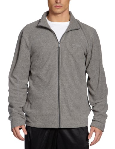 Reebok Herren Jacke Fleece Full Zip, medium grey s09-r, S, O44385 Preisvergleich