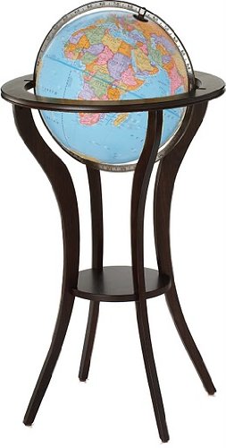 Cram Gainesville Blue Floor Globe