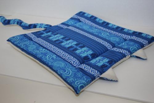 CAT & TAILS MAT/PAD/BED HAND CRAFTED IN THE USA BY CATHOUZE CRAFTS (DRAGONFLY BLUE) **ONE FREE CATNIP TOY WITH PURCHASE**