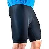 Mens Basic Padded Bike Short - Cycling Shorts Biking Pant - Made in USA