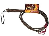 Indiana Jones 6' Leather Whip Costume Accessory Indiana Jones 6' Leather Whip Costume Accessory