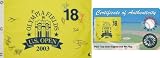 2003 US Open Multi-Signed Flag w/10 Signatures Of PGA Golfers