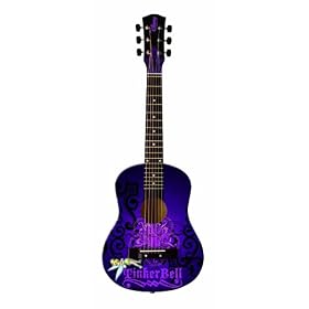 Disney Child Sized Acoustic Guitar (30-Inch, Tinkerbell Themed)