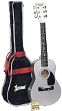 Lauren LAPKMSL 30-Inch Student Guitar Package - Metallic Silver