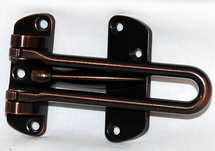 Oil Rubbed Bronze High Security Door Swing Guard