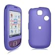Purple Rubber Feel Snap-On Cover Hard Case Cell Phone Protector for Huawei U7519 / T-Mobile TAP