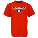 Georgia Bulldogs Red Campus Yard T-shirt