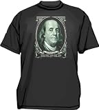 Ben Franklin $100 Bill Logo Men's tee Shirt in 12 colors Small thru 6XL