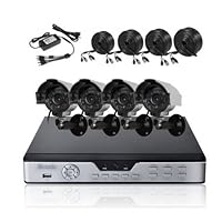 ZMODO DVR-DK81102-1TB 8 CH Security Surveillance DVR Outdoor Security Camera System 1TB