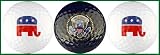 Republican Elephant Golf Balls w/ Great Seal