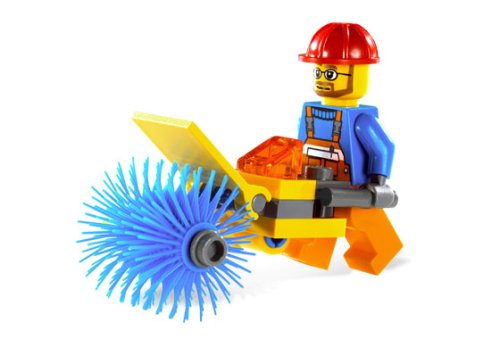 41y x4a1N L Lego City Set #5620 Mini Figure Street Cleaner