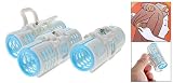 3pcs White Blue DIY Hair Curlers Rollers Clips for Lady