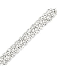 Sterling Silver Fancy Bracelet - 8 Inch