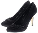 Couture Discount Damenpumps Fashion Balmoral-Pumps, Satin mit Spitze, Schwarz (P42)